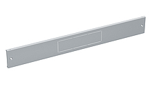 Panel cokołu szafy, długość 1000 mm, z otworem, wysokość 100 mm, kolor RAL7035 - Solarix - Akcesoria