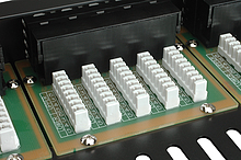 Product 19" panel ISDN Solarix 50 x RJ45 czarny 1U SX50-ISDN-BK - Solarix - Patch panele