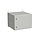 Product Naścienna szafa zewnętrzna LC-20 9U 600x600 drzwi blaszane 2x1 - punktowy zamek LC-20-9U-66-21-G - Solarix - Zewnetrzne z wyższym IP