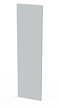 Drzwi metalowe do LC-50, 45U, szerokość 600 mm, pełne, kolor RAL 7035, zamek 1-punktowy - Solarix - Akcesoria