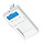 Product Moduł French style Solarix 22,5 x 45mm na 1 keystone prosty biały SXF-M-1-22,5-WH-P - Solarix - Gniazdka