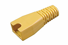 Osłonka RJ45 non-snag proof żółta S45NSP-YE dla kabli o całkowitej średnicy do 5,5 mm - Solarix - Osłonki