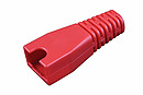 Osłonka RJ45 non-snag proof czerwona S45NSP-RD dla kabli o całkowitej średnicy do 5,5 mm - Solarix - Osłonki