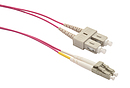 Patchcord Solarix 50/125 LCpc/SCpc MM OM4 1m duplex SXPC-LC/SC-PC-OM4-1M-D - Solarix - Patchcordy