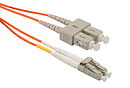 Patchcord Solarix 50/125 LCpc/SCpc MM OM2 3m duplex  SXPC-LC/SC-PC-OM2-3M-D - Solarix - Patchcordy