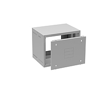 Product Szafa naścienna GrandN 9U 600mm, dzwi blaszane, RAL 7035, GrandN-9U-66-21-G - Solarix - Naścienne 19"