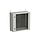 Product Naścienna szafa zewnętrzna LC-20 12U 600x300 drzwi szklane 2x1 - punktowy zamek LC-20-12U-63-11-G - Solarix - Zewnetrzne z wyższym IP