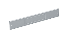 Panel cokołu szafy, długość 800 mm, z otworem, wysokość 100 mm, kolor RAL7035 - Solarix - Akcesoria