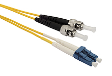 Patchcord Solarix 9/125 LCpc/STpc SM OS1 1m duplex SXPC-LC/ST-PC-OS1-1M-D - Solarix - Patchcordy