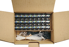 Product MULTIPACK 24 szt - keystony Solarix CAT5E STP RJ45 czarny SXKJ-5E-STP-BK-NA - Solarix - Keystony