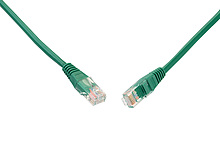 Patchcord CAT5E UTP PVC 3m zielony non-snag-proof C5E-155GR-3MB - Solarix - Patchcordy