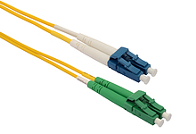 Patchcord światłowodowy 9/125 LCapc/LCupc SM OS 3m duplex SXPC-LC/LC-APC/UPC-OS-3M-D - Solarix - Patchcordy