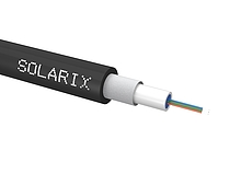 Uniwersalny kabel światłowodowy CLT Solarix 4wł 9/125 LSOH E<sub>ca</sub> czarny SXKO-CLT-4-OS-LSOH - Solarix - Światłowody