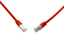 10G patchcord CAT6A SFTP LSOH 0,5m czerwony non-snag-proof C6A-315RD-0,5MB - Solarix - Patchcordy