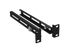 Uchwyt półki 1U BK długi, para UP-DU-B  - Solarix - Akcesoria 19"