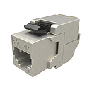 Samozaciskowy keystone Solarix CAT6 STP RJ45 SXKJ-6-STP-BK-SA - Solarix - Keystony