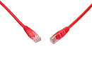 Patchcord CAT5E UTP PVC 3m czerwony non-snag-proof C5E-155RD-3MB - Solarix - Patchcordy