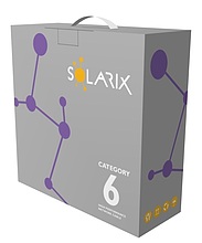 Product  Kabel instalacyjny Solarix CAT6 UTP LSOH D<sub>ca</sub>-s2,d2,a1  450 MHz 100m/box SXKD-6-UTP-LSOH - Solarix - Kable instalacyjne