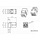 Product Samozaciskowy keyston Solarix CAT6 UTP SXKJ-6-UTP-RAL-SA, moduły RAL FIT, SECURE CAP  - Solarix - Keystony