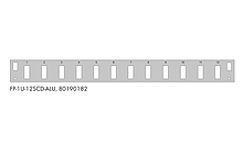 Product Panel przełącznicy ALU na 12 adapterów SC duplex - Solarix - Przełącznice światłowodowe