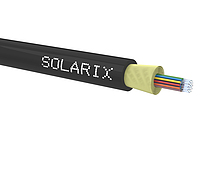 DROP1000 kabel Solarix 24f 9/125, 3.9mm LSOH E<sub>ca</sub> czarny 500m SXKO-DROP-24-OS-LSOH - Solarix - Światłowody