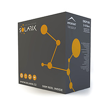 Product DROP1000 kabel Solarix 24wł 9/125, 3.9 mm LSOH E<sub>ca</sub> czarny 500m SXKO-DROP-24-OS-LSOH - Solarix - Światłowody