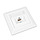 Gniazdko Solarix CAT6 UTP 1 x RJ45 pod tynk białe SX9-1-6-UTP-WH - Solarix - Gniazdka