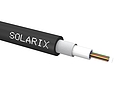 Uniwersalny kabel światłowodowy CLT Solarix 12wł 9/125 LSOH E<sub>ca</sub> czarny SXKO-CLT-12-OS-LSOH - Solarix - Światłowody
