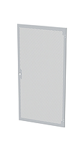 Drzwi metalowe do LC-50, 33U, szerokość 800 mm, perforowane, kolor RAL 7035, zamek 1-punktowy - Solarix - Akcesoria