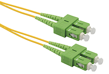 Patchcord Solarix 9/125 SCapc/SCapc SM OS1 1m duplex SXPC-SC/SC-APC-OS1-1M-D - Solarix - Patchcordy