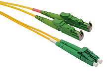 Patchcord światłowodowy 9/125 E2000apc/LCapc SM OS 5m duplex SXPC-E2000/LC-APC-OS-5M-D - Solarix - Patchcordy