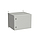 Product Naścienna szafa zewnętrzna LC-20 9U 600x500 drzwi blaszane 2x1 - punktowy zamek LC-20-9U-65-21-G - Solarix - Zewnetrzne z wyższym IP