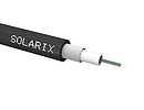 Uniwersalny kabel CLT Solarix 4wł 50/125 LSOH E<sub>ca</sub> OM4 czarny SXKO-CLT-4-OM4-LSOH - Solarix - Światłowody
