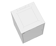 Product Szafa naścienna GrandN DUO 16U 600mm,drzwi blaszane, RAL 7035,GrandND-16U-66-21-G - Solarix - Naścienne 19"