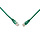 Patchcord CAT5E UTP PVC 0,5m zielony non-snag-proof C5E-155GR-0,5MB - Solarix - Patchcordy