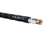 Kabel światłowodowy do wdmuchiwania MICRO Solarix 48wł 9/125 HDPE F<sub>ca</sub> czarny SXKO-MICRO-48-OS-HDPE - Solarix - Światłowody