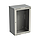Product Szafka naścienna nitowana SENSA 18U 400mm, drzwi szklane, RAL 7035 - Solarix - Naścienne 19"