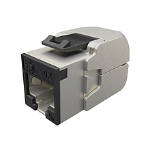 Product Samozaciskowy keyston Solarix CAT6A STP SXKJ-10G-STP-RAL-SA, moduły RAL FIT, GROUND LOCK, certyfikat Component Level i 4PPoE - Solarix - Keystony