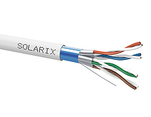 Product Kabel instalacyjny Solarix CAT6A FFTP LSOH D<sub>ca</sub>-s2,d2,a1 szpula 500m SXKD-6A-FFTP-LSOH - Solarix - Kable instalacyjne