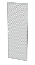 Drzwi metalowe do LC-50, 45U, szerokość 800 mm, perforowane, kolor RAL 7035, zamek 1-punktowy - Solarix - Akcesoria