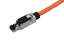 Product Konektor przemysłowy uniwersalny RJ45 CAT6 STP samozaciskowy SXRJ45-6-STP-BK-SA - Solarix - Konektory