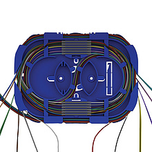 Product Tacka spawów na 24 spawy SXOK-24 - Solarix - Fiber Management