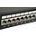 Product 19" patch panel Solarix 24 x J45 CAT6 STP czarny 1U SX24-6-STP-BK - Solarix - Patch panele