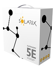 Product Kabel instalacyjny Solarix CAT5E UTP PE F<sub>ca</sub> zewnętrzny box 100m SXKD-5E-UTP-PE - Solarix - Kable instalacyjne