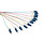 Pigtail 9/125 LCpc SM OS1 1,5m, opakowanie 12szt - kolory SXPI-LC-PC-OS1-1,5M-12PCK - Solarix - Pigtaile