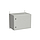 Product Naścienna szafa zewnętrzna LC-20 9U 600x400 drzwi blaszane 2x1 - punktowy zamek LC-20-9U-64-21-G - Solarix - Zewnetrzne z wyższym IP