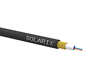 Kabel światłowodowy do wdmuchiwania MINI Solarix 2wł 9/125 HDPE F<sub>ca</sub> czarny SXKO-MINI-2-OS-HDPE - Solarix - Światłowody