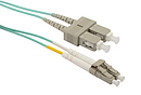 Patchcord Solarix 50/125 LCpc/SCpc MM OM3 1m duplex SXPC-LC/SC-PC-OM3-1M-D - Solarix - Patchcordy