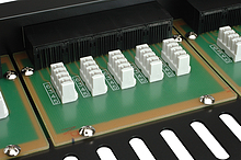 Product 19" panel ISDN Solarix 25 x RJ45 czarny 1U SX25-ISDN-BK - Solarix - Patch panele