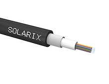 Uniwersalny kabel światłowodowy CLT Solarix 24f 9/125 LSOH E<sub>ca</sub> czarny SXKO-CLT-24-OS-LSOH - Solarix - Światłowody